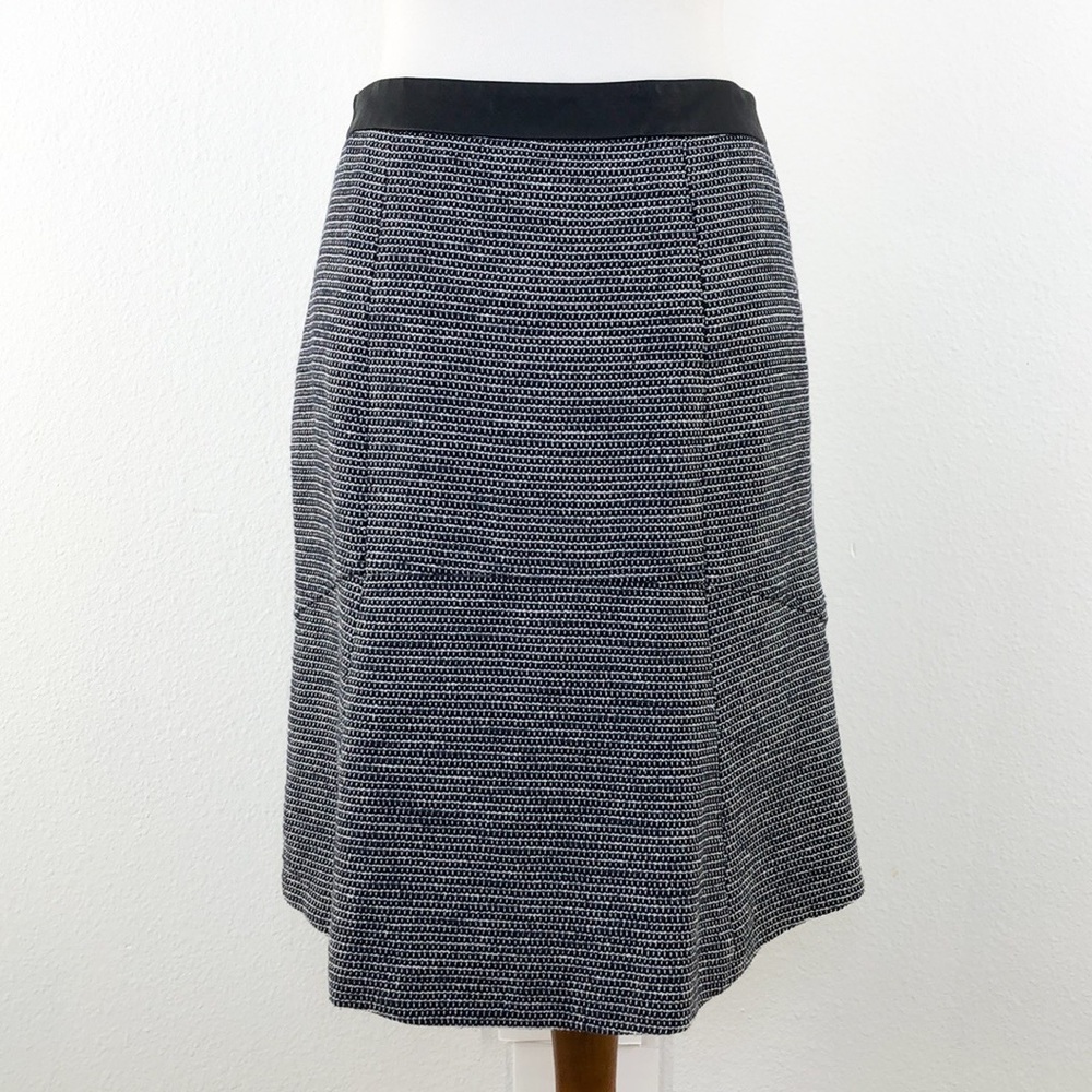 Etcetera Blue Tweed Like Skirt and Jacket Set - Picture 6 of 10